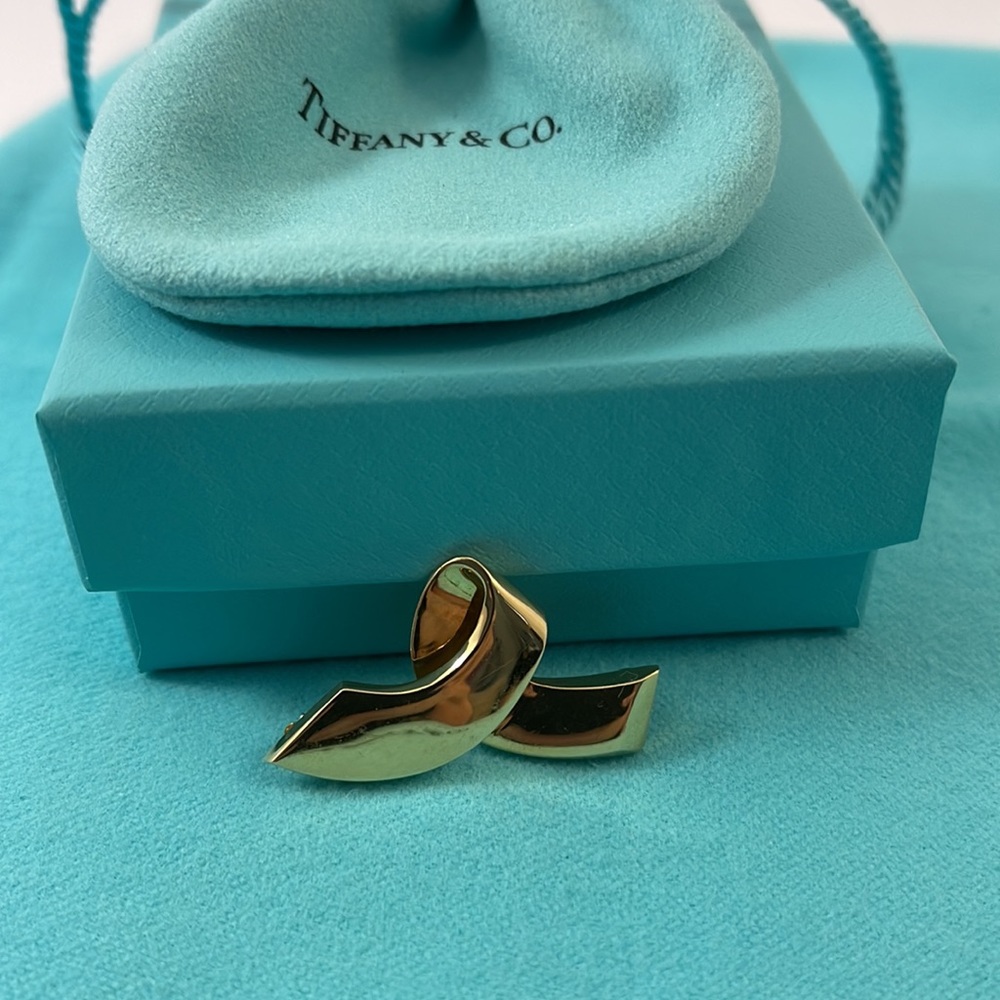 Tiffany & Co. Ribbon pin brooch - Picture 8 of 16